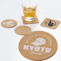 プリントコルクコースター