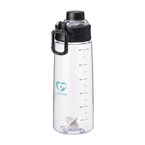 目盛り付ハンドルボトル(シリコンシェイカーボール付)　680ml