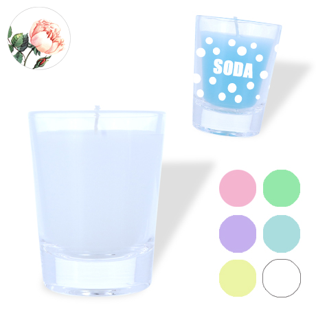 グラスキャンドルローズの香り