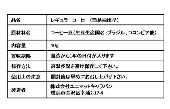 製品ラベル