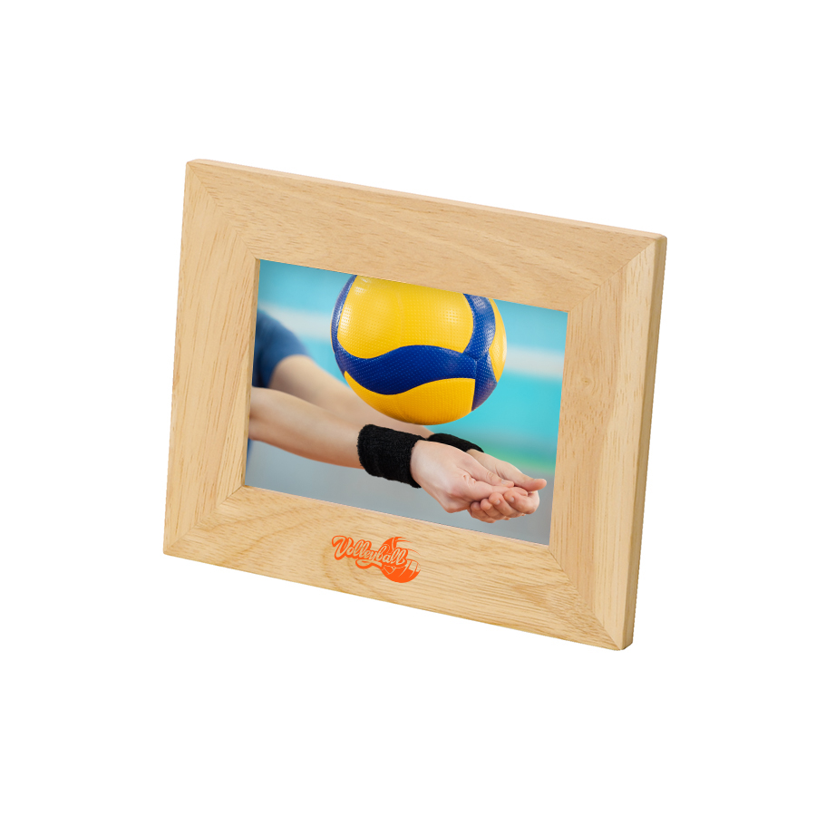 販促STYLE ラバーウッドフォトスタンド ナチュラル