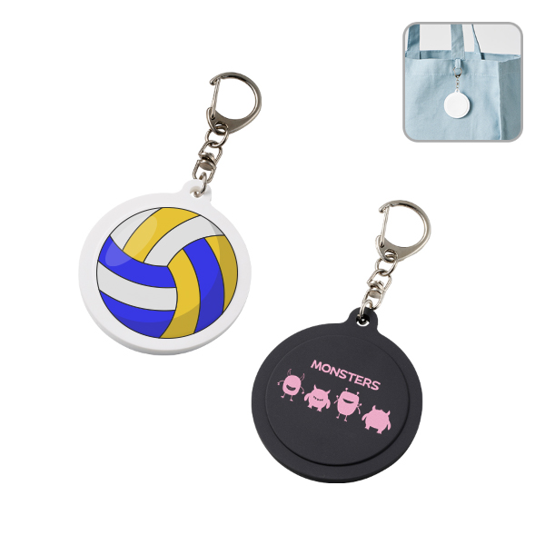 販促STYLE ラバーキーホルダー(ラウンド型)