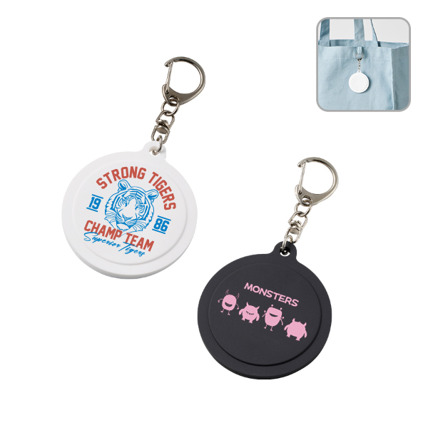 販促STYLE ラバーキーホルダー(ラウンド型)