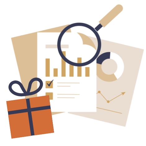 資料請求時の同封アイテムに