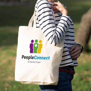 コットンバッグ(M)ナチュラル