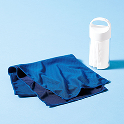 涼感マフラータオル抗菌タイプ(ボトルケース付)