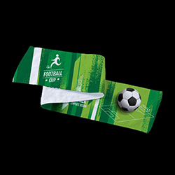 プリントしやすいコットンシャーリングマフラータオル　ホワイト