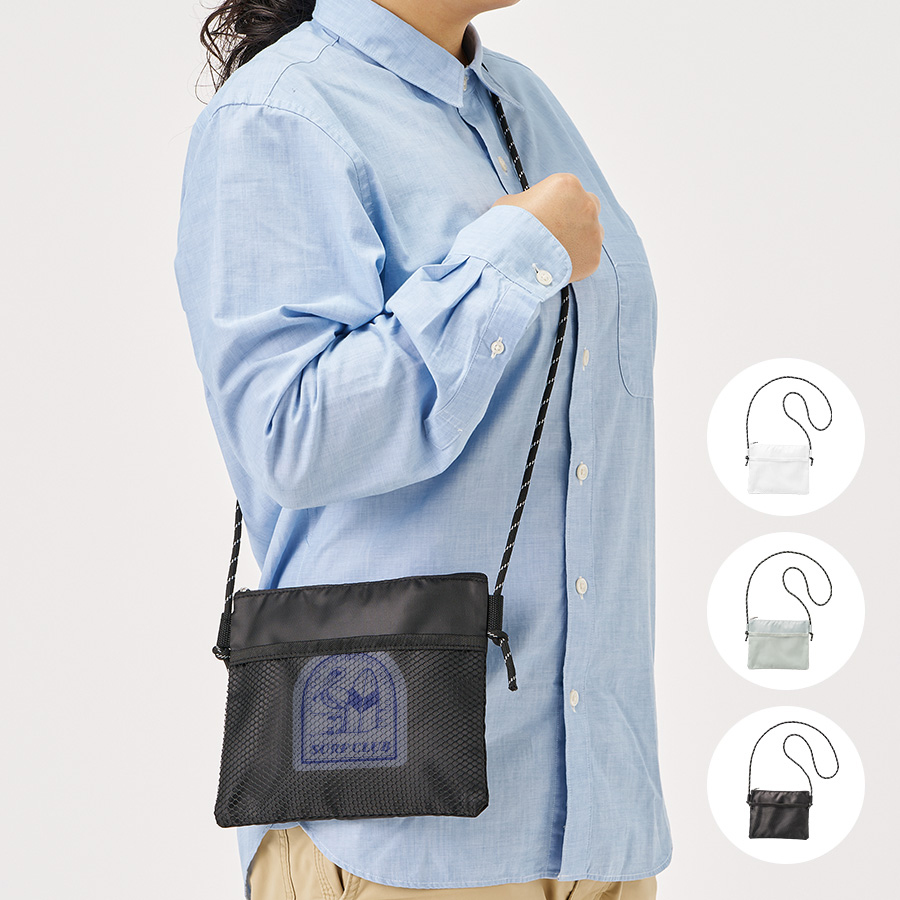 販促STYLE メッシュポケットサコッシュ