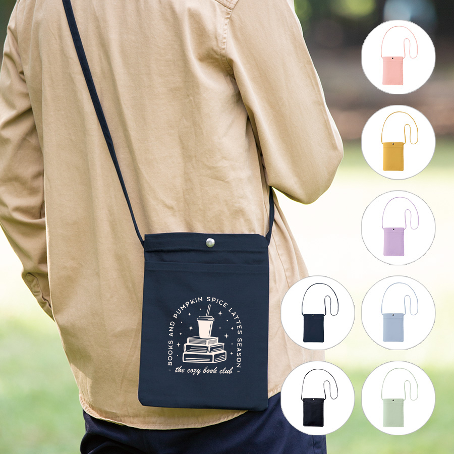 キャンバスフロントポケットサコッシュ