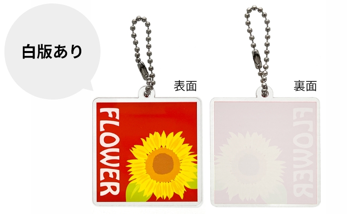 グラデーションや中間色の印刷はできません。