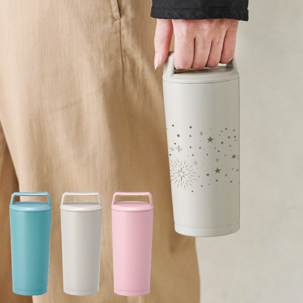 ハンドル付ステンレスタンブラー360ml