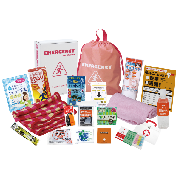 女性防災18点セット