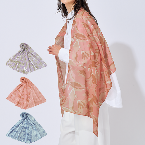 リュクレ　シフォンフラワーストール