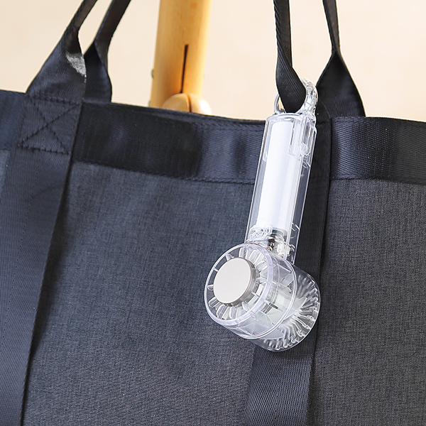 クリアペルチェハンディファン(カラビナ付)