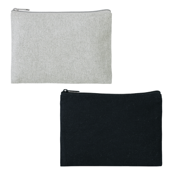 スフィア・リサイクルコットンフラットポーチ