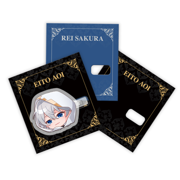 アクリルヘアクリップ専用　取り付け台紙(1個用)