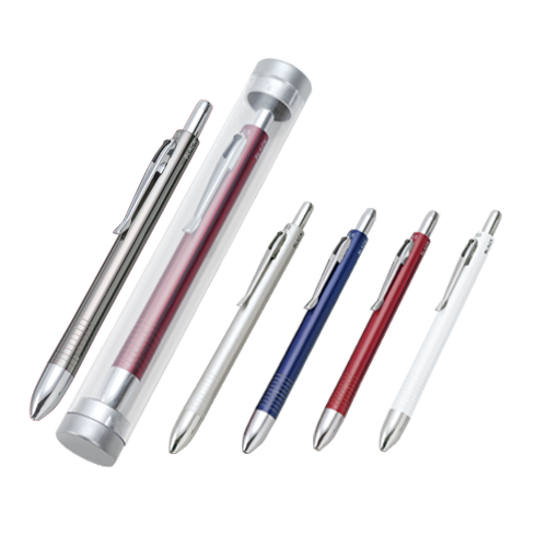 メタリック4アクションペン(ケース付)