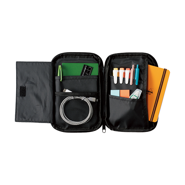 スマホが置ける まとめるポーチ