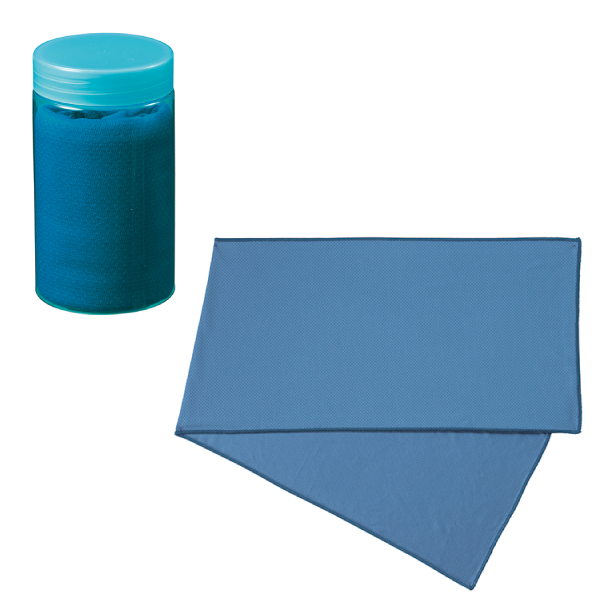 ヒンヤリUVガード　ボトル入クールタオル