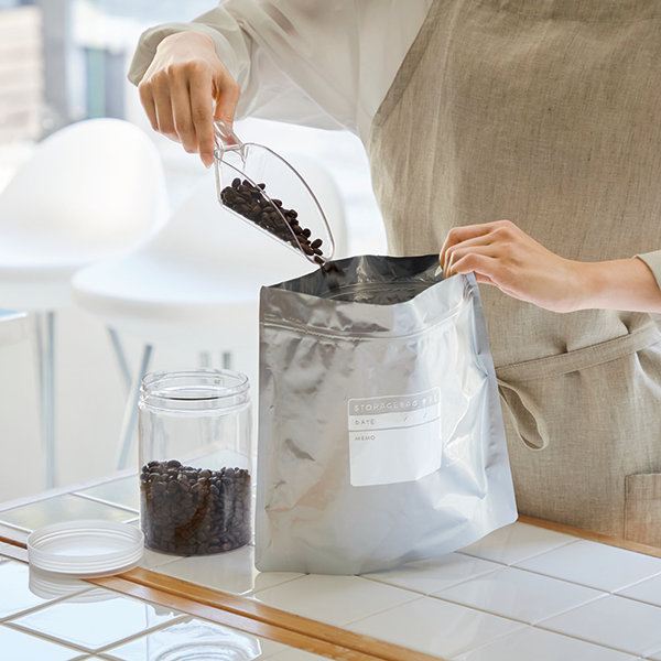 おいしく保存！アルミジッパーバッグ3枚組
