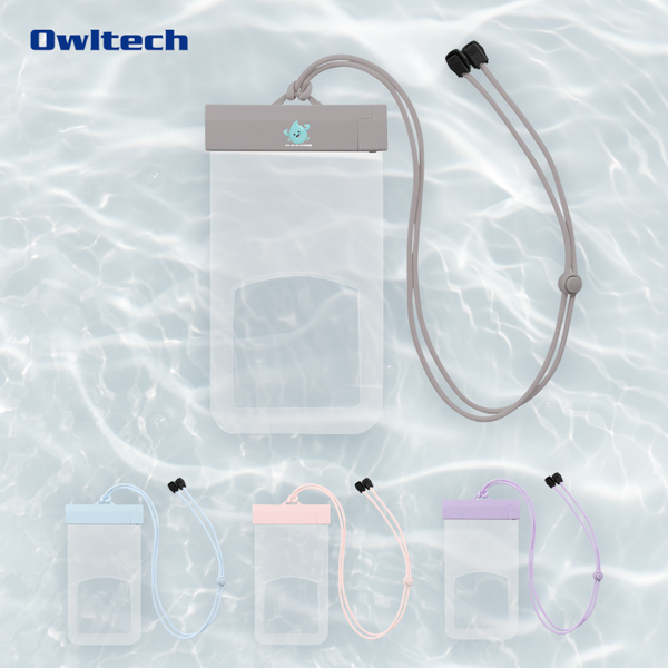 OWLTECH　オウルテック　2WAYストラップ付き！防水スマホケース