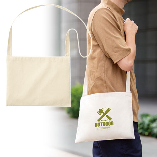 厚手コットンサコッシュ　　ナチュラル