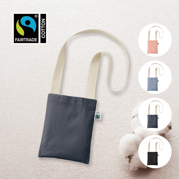 フェアトレードコットンサコッシュ ナチュラル