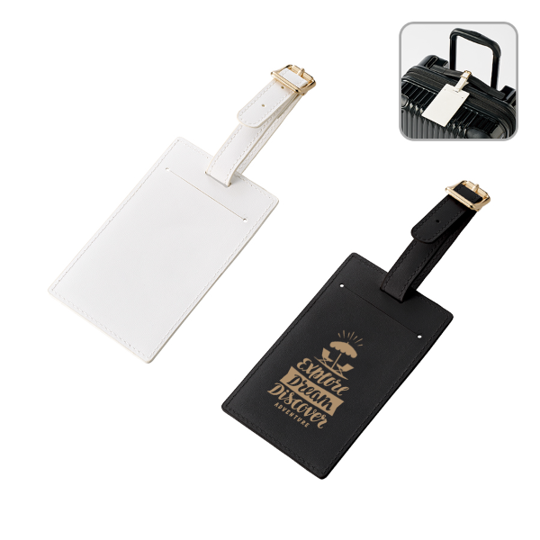 全面印刷できる合皮ラゲッジタグ