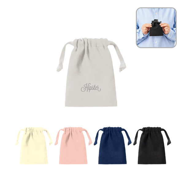 スウェード風巾着(S)