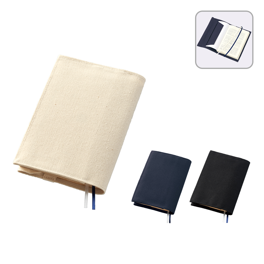 キャンバスブックカバー