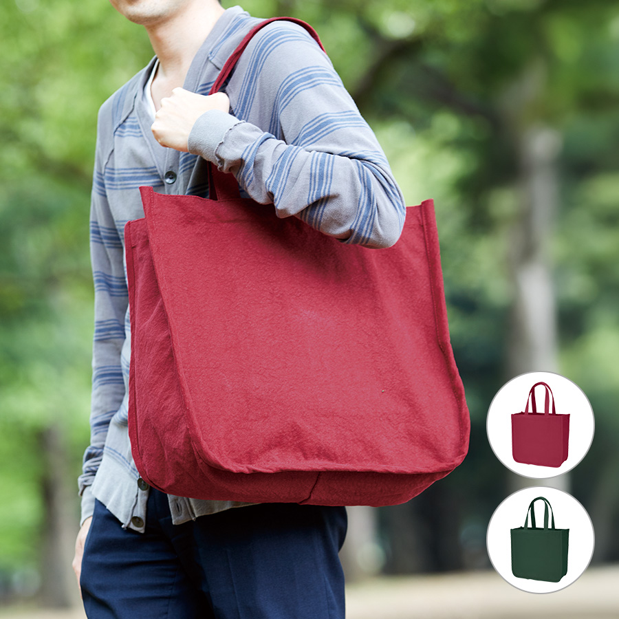 【一部カラー特価】オリジナル　ウォッシュキャンバスホリデートートバッグ(L)