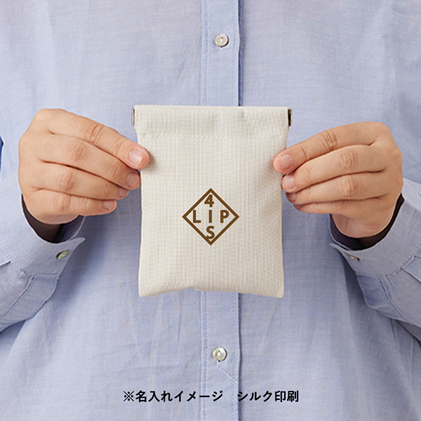 トートバッグ  ばね口ポーチ