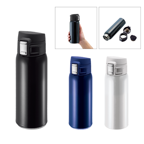 販促STYLE ワンタッチカービングサーモボトル　360ml