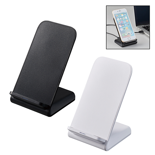 スタンドワイヤレス充電器 5w ノベルティ 記念品の名入れ制作なら販促スタイル