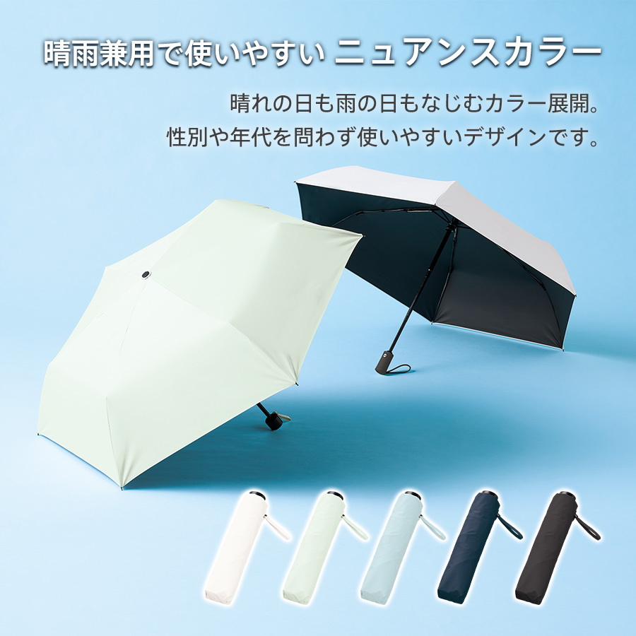 シンプル遮光折りたたみ傘【最安値1,237円】｜ノベルティ・記念品