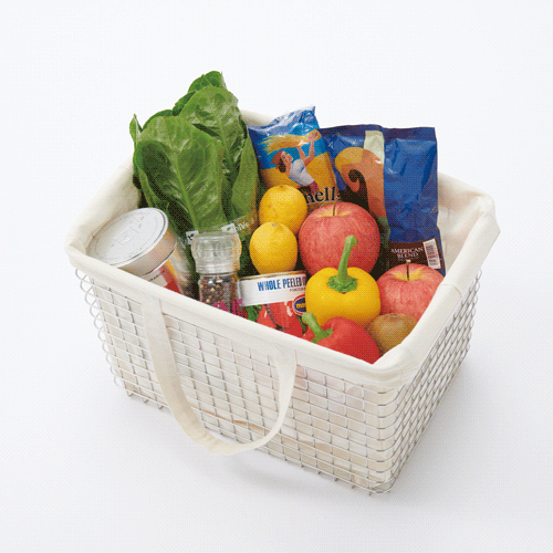 マチの大きなレジかごバッグ 販促スタイル ノベルティグッズ 販促品 記念品の名入れ印刷 制作