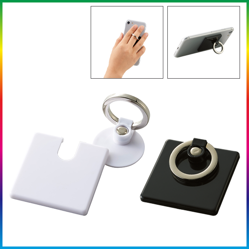 販促STYLE モバイルリングホルダー 真四角